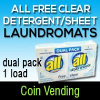 All Free Clear Dual pack 1 load detergent/sheet